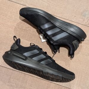 Adidas Racer TR23 Black and Gray Sneakers 9.5